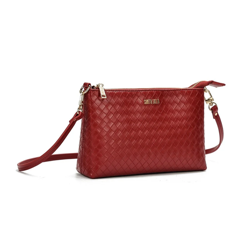 Clutch Soft Vermelha Ruby Alça Transversal - vista 2 de 7