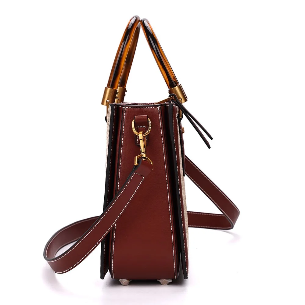 Bolsa Tote Canvas Marfim Transversal - vista 4 de 7