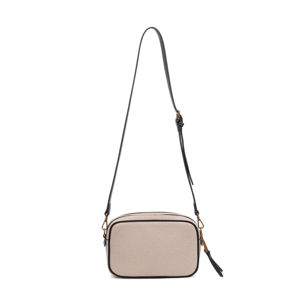 Bolsa Camera Bag Canvas Bege Transversal - vista 3 de 5