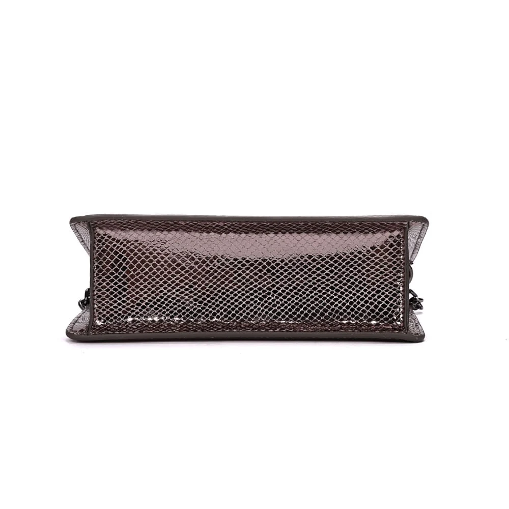 Bolsa P Material Metalizado Grafite 2 - vista 6 de 7
