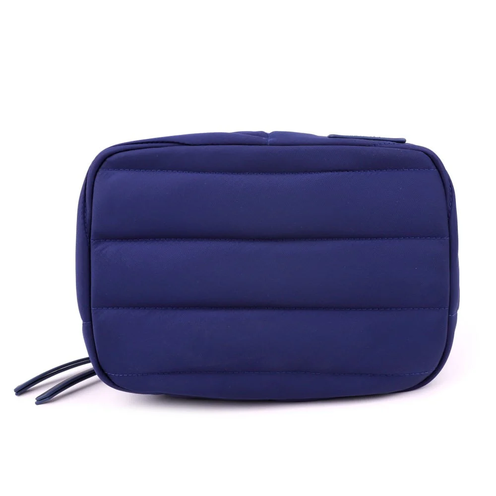 Necessaire Frasqueira Nylon Azul Marinho - vista 4 de 5