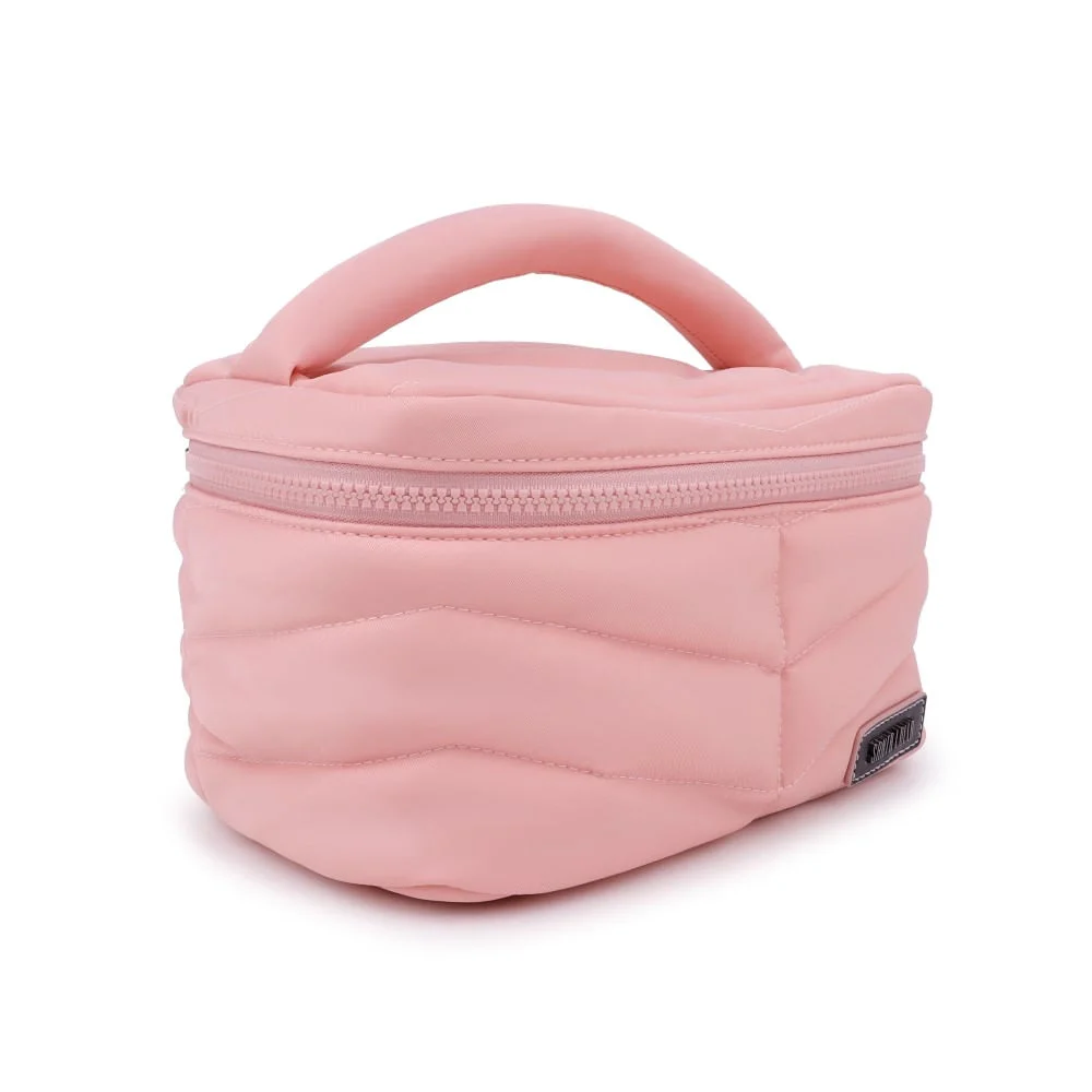 Necessaire Frasqueira Nylon Rosa Bebê - vista 2 de 5