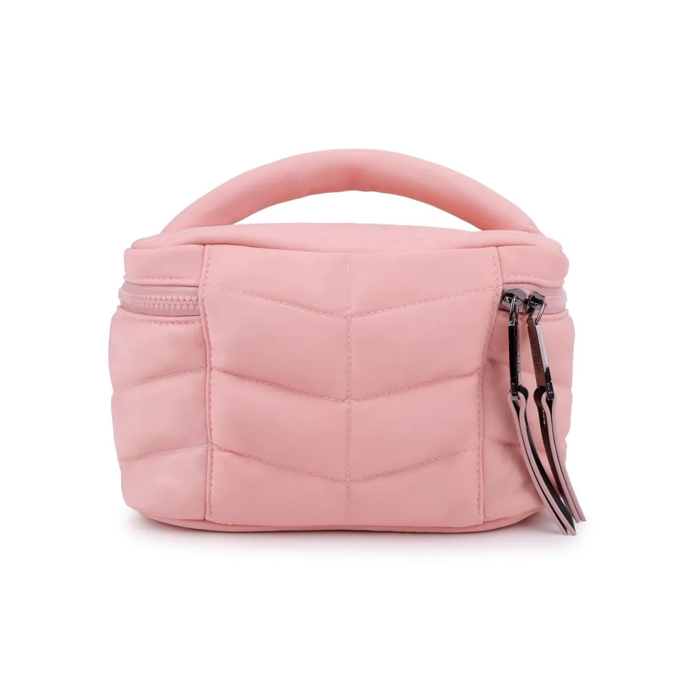 Necessaire Frasqueira Nylon Rosa Bebê - vista 3 de 5