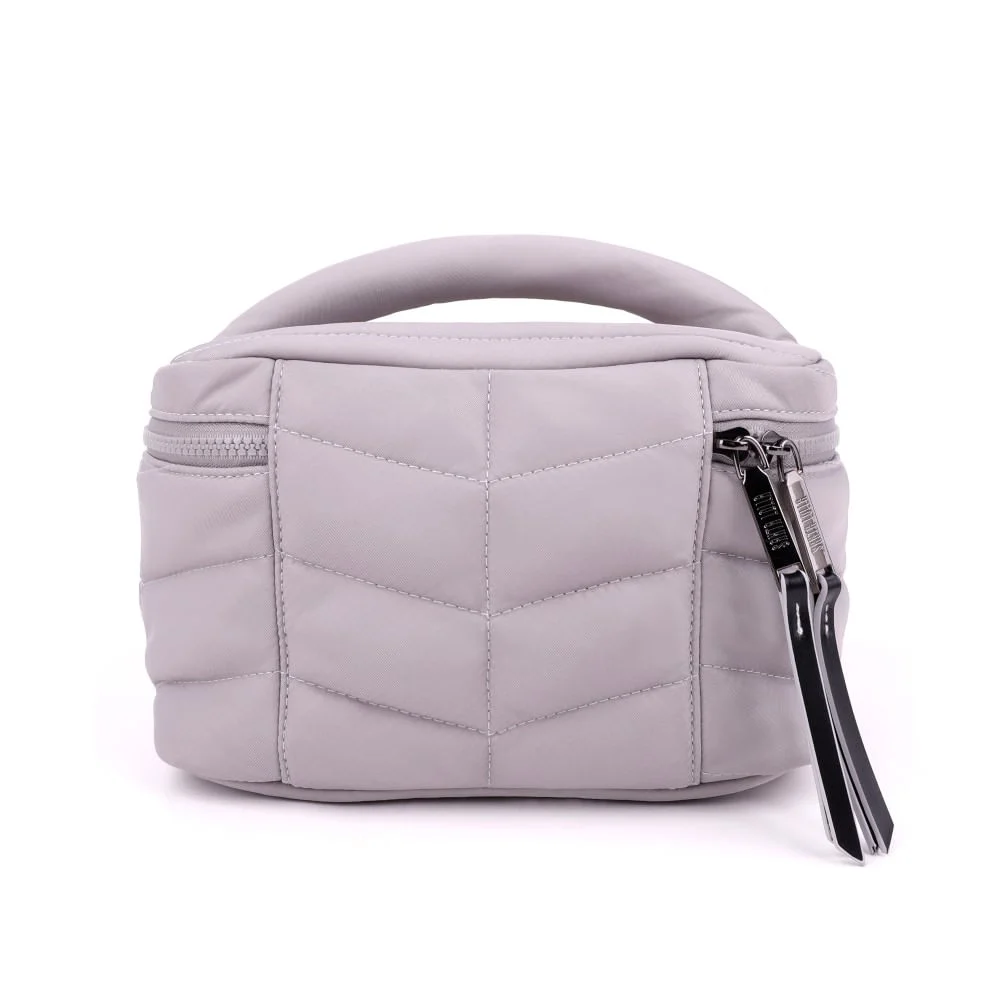 Necessaire Frasqueira Nylon Cinza Fog - vista 3 de 6