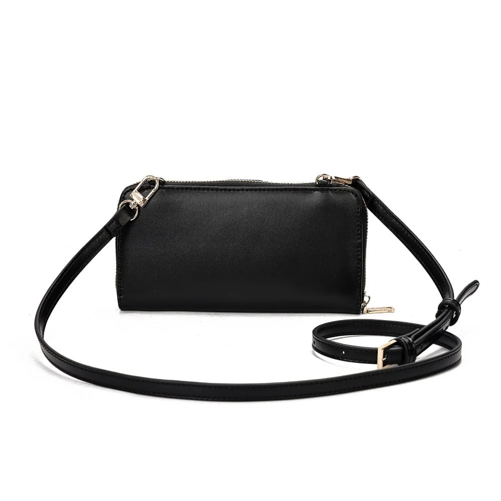Bolsa Carteira Alça Transversal  Soft Preto - vista 5 de 7