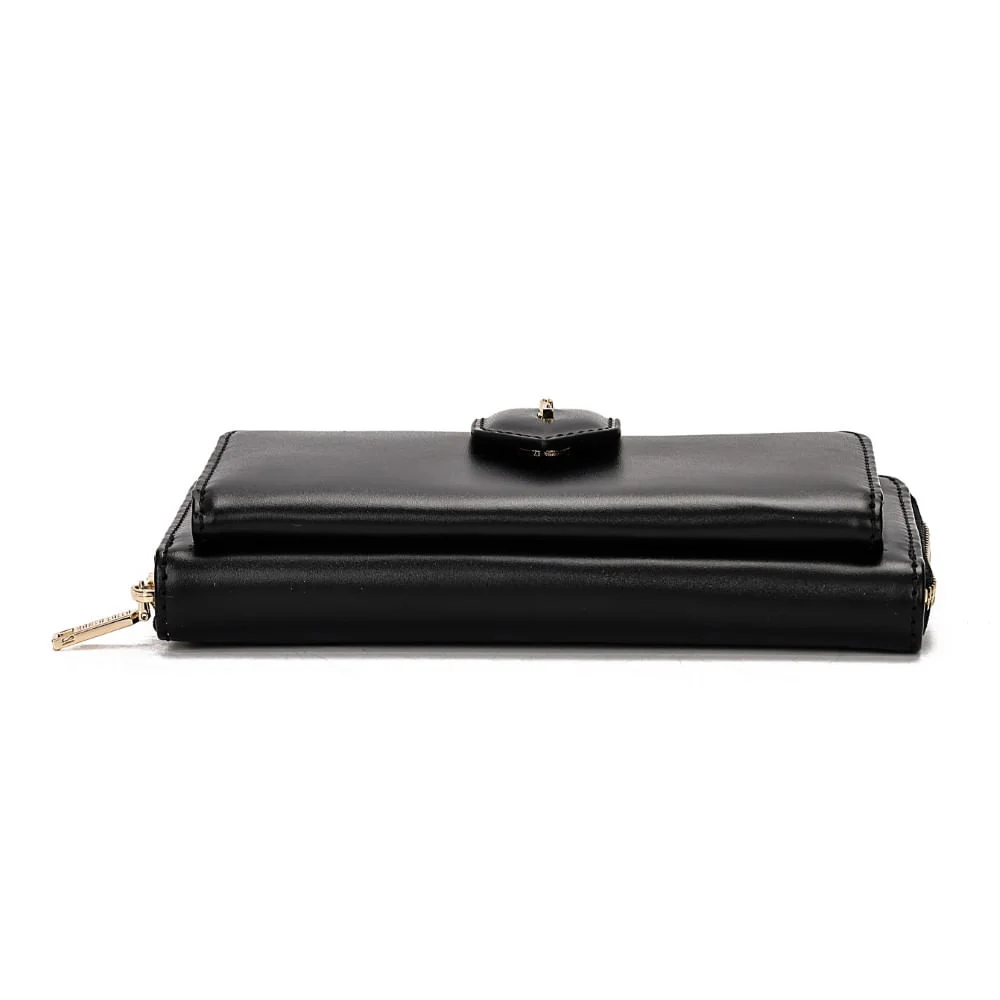 Bolsa Carteira Alça Transversal  Soft Preto - vista 6 de 7
