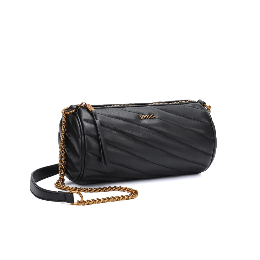 Bolsa P Material Soft Preto - vista 2 de 5