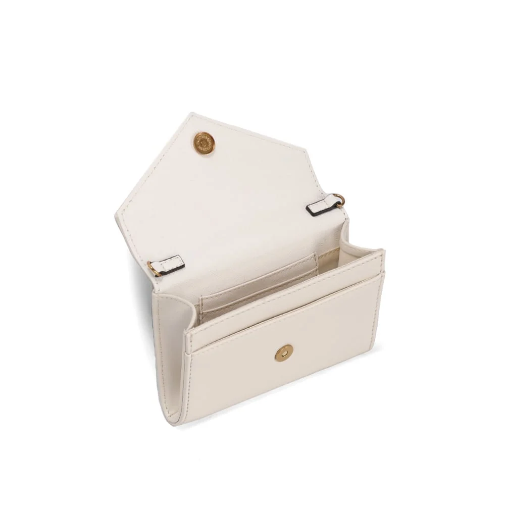 Bolsa Carteira Soft New Marfim Alça Transversal - vista 3 de 3