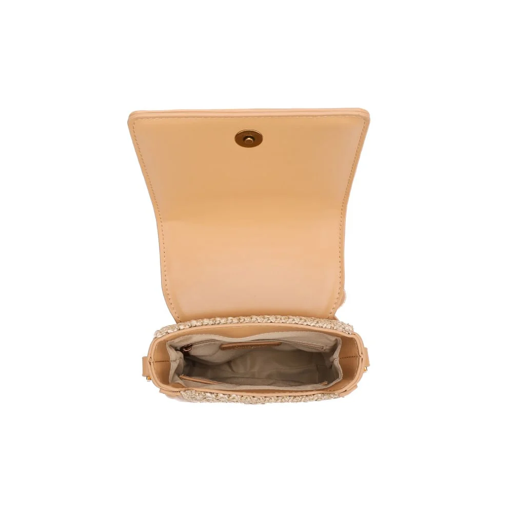 Bolsa Porta Celular Tramado Bege Alça Transversal - vista 5 de 5