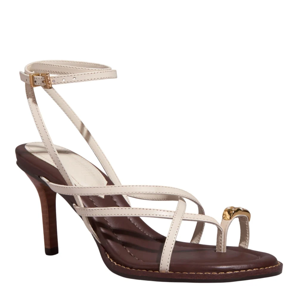 Sandália Couro Nobre Soft Off White - vista 2 de 4