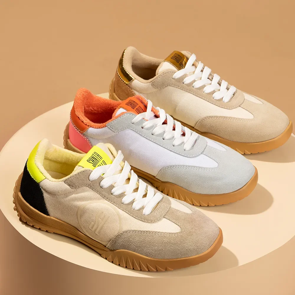 Tênis Couro Camurça Multicolor Cinza - vista 5 de 5
