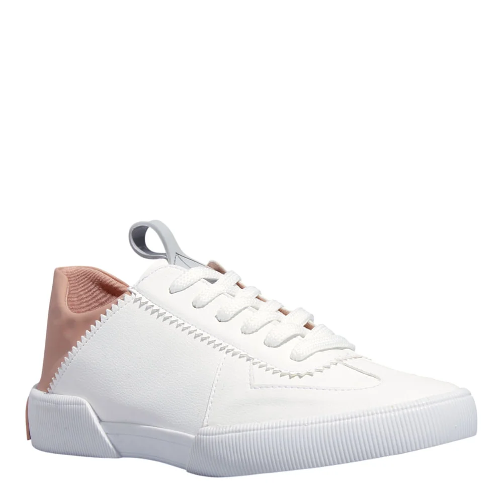 Tênis Floater Lux Branco E Rosa - vista 2 de 5