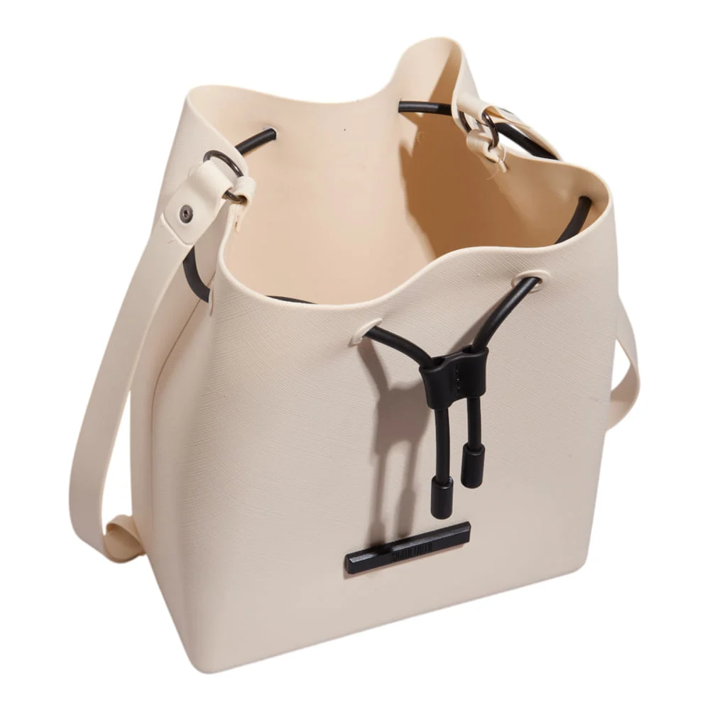 Bolsa Bucket Borracha Off White - vista 3 de 3