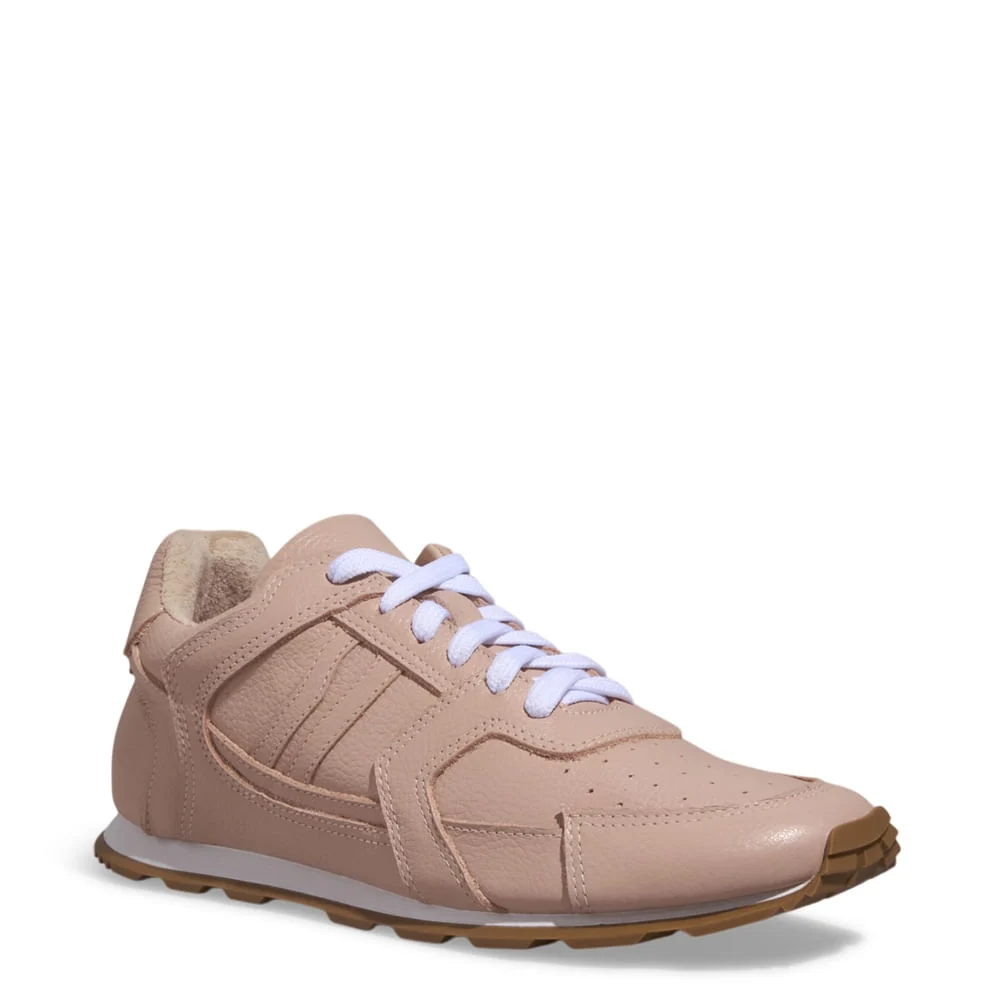 Tênis Jogging Couro Floater Rosa Biscuit - vista 2 de 4