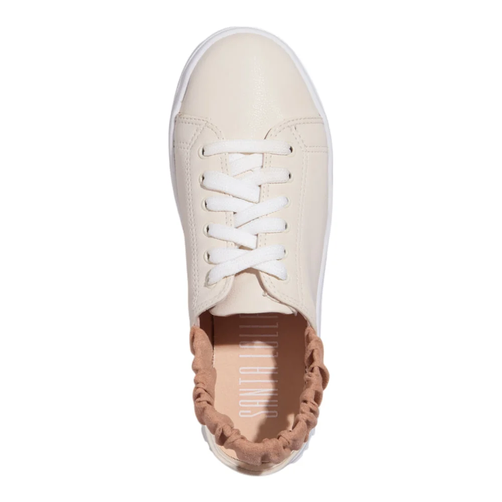 Tênis Plataforma Floater Off White Elástico - vista 5 de 5