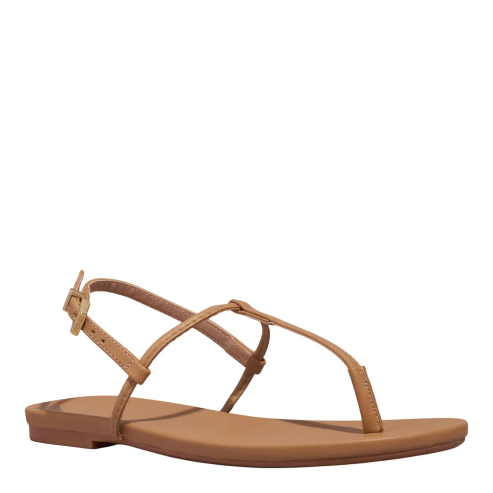 Rasteira Napa Soft Palha - vista 2 de 4
