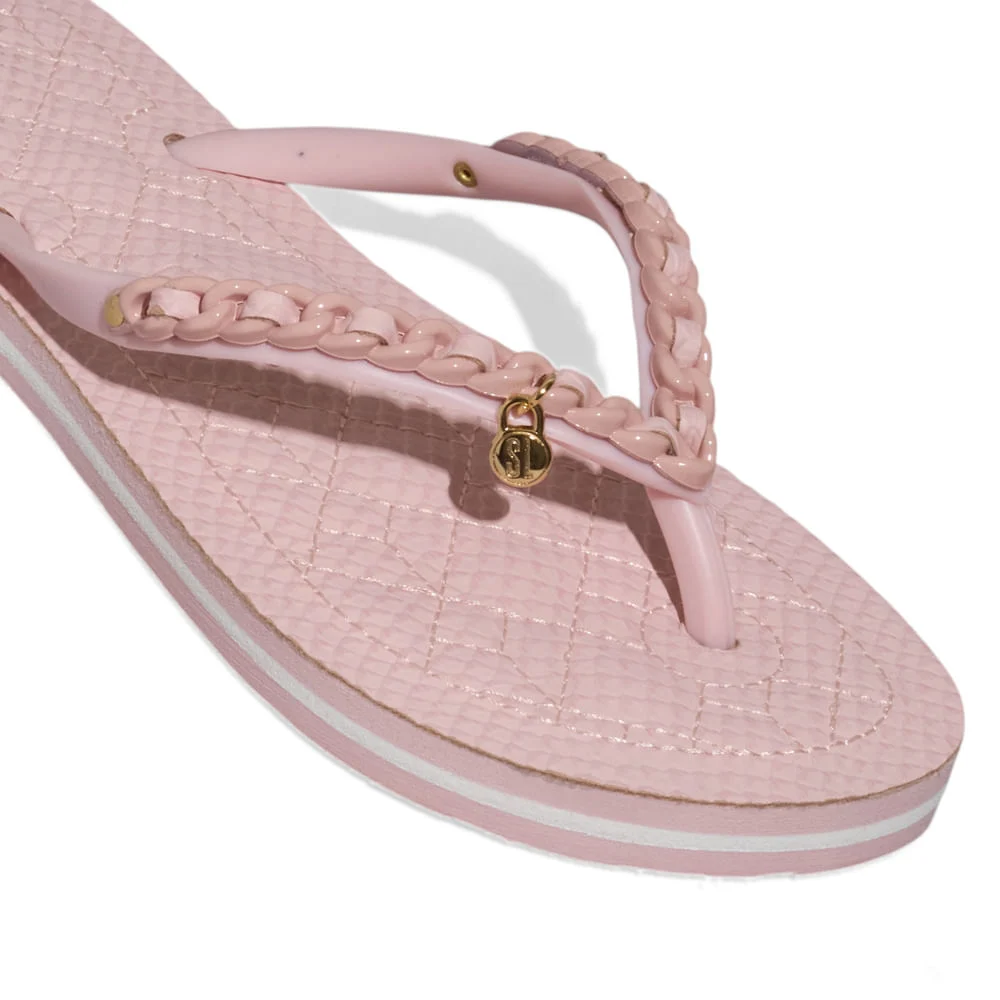 Chinelo Flip Flop Serpentize Rosa Corrente - vista 3 de 5
