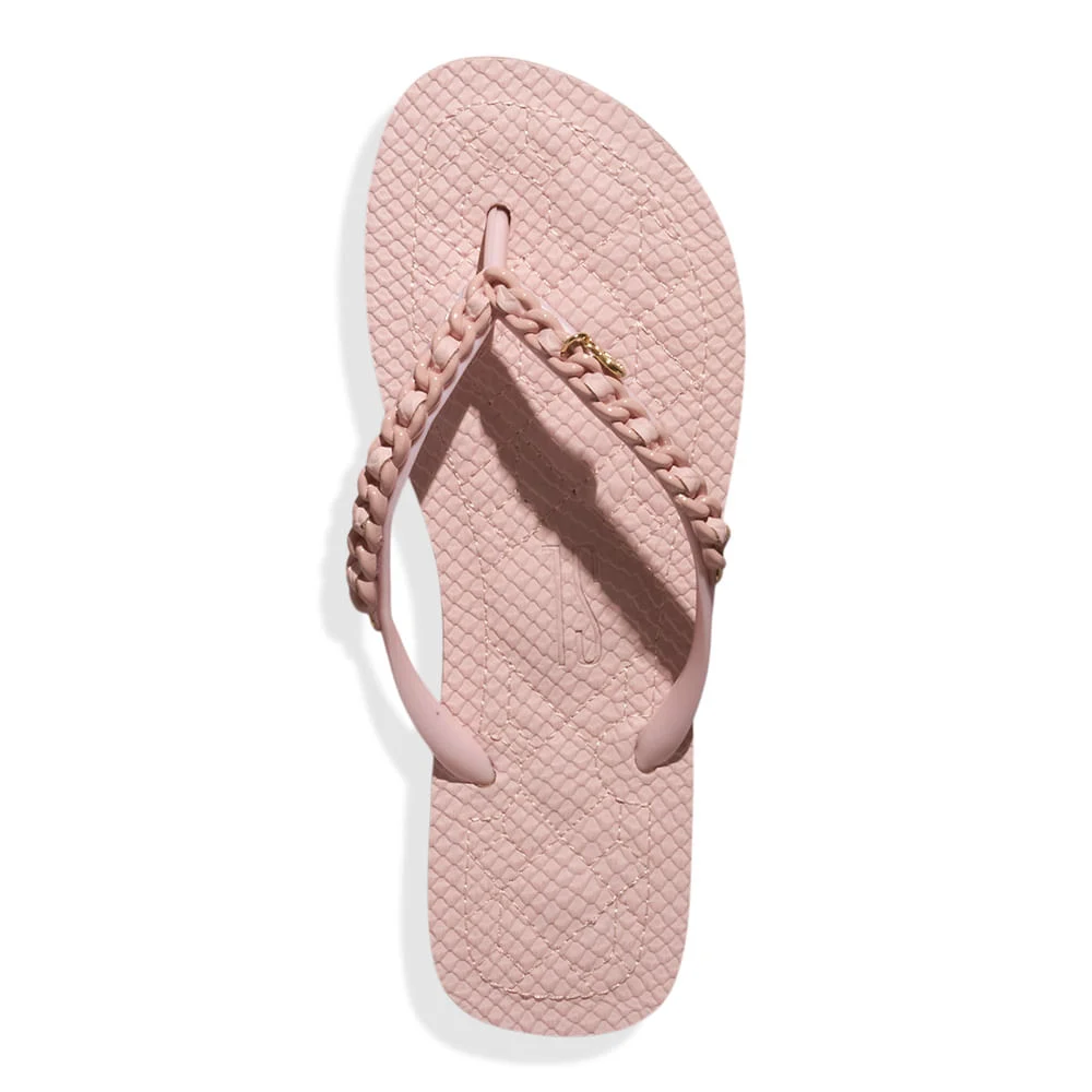 Chinelo Flip Flop Serpentize Rosa Corrente - vista 4 de 5