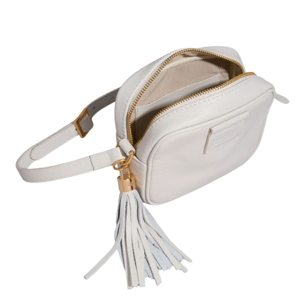 Bolsa P Couro Floater New Marfim - vista 3 de 3