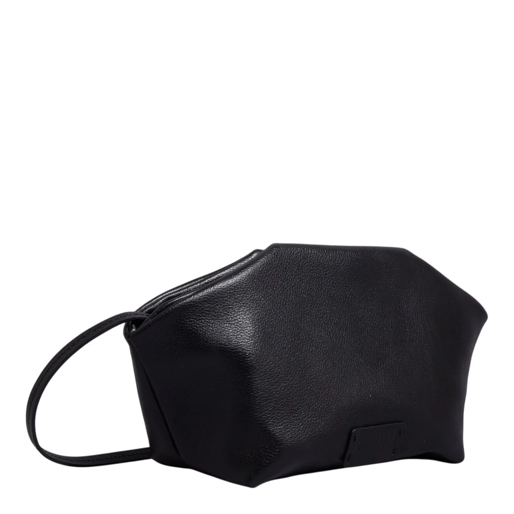Bolsa M Couro Floater Preto - vista 2 de 3