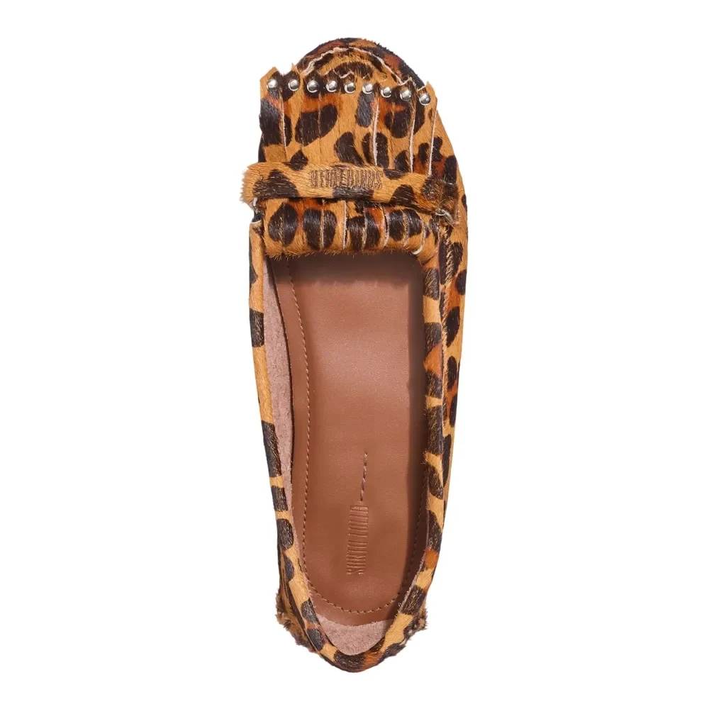 Mocassim Couro Animal Print Onça - vista 4 de 6