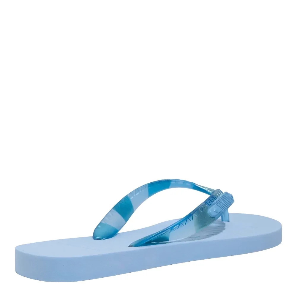 Chinelo Flip Flop Borracha Azul Bebê - vista 3 de 5