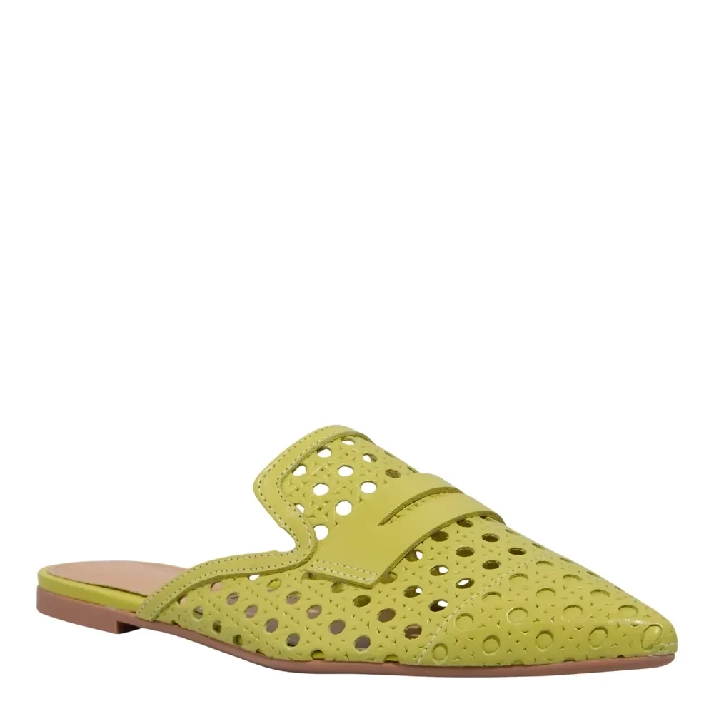 Mule Couro Trisse Avocado - vista 2 de 4