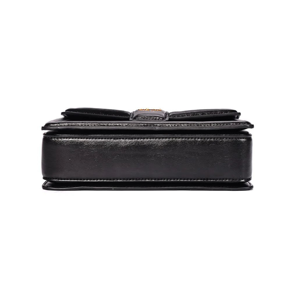 Bolsa M Material Rustico Preto - vista 5 de 7