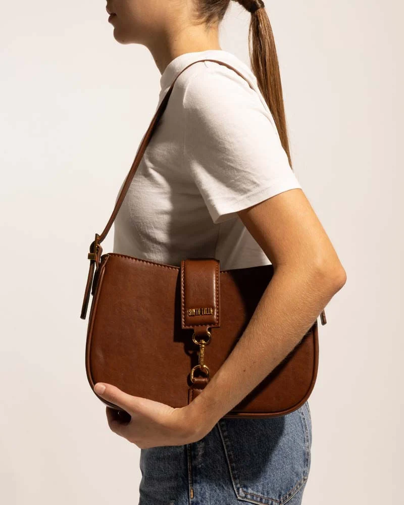 Bolsa Média Floater Estruturada Preto Alça De Ombro - vista 4 de 4