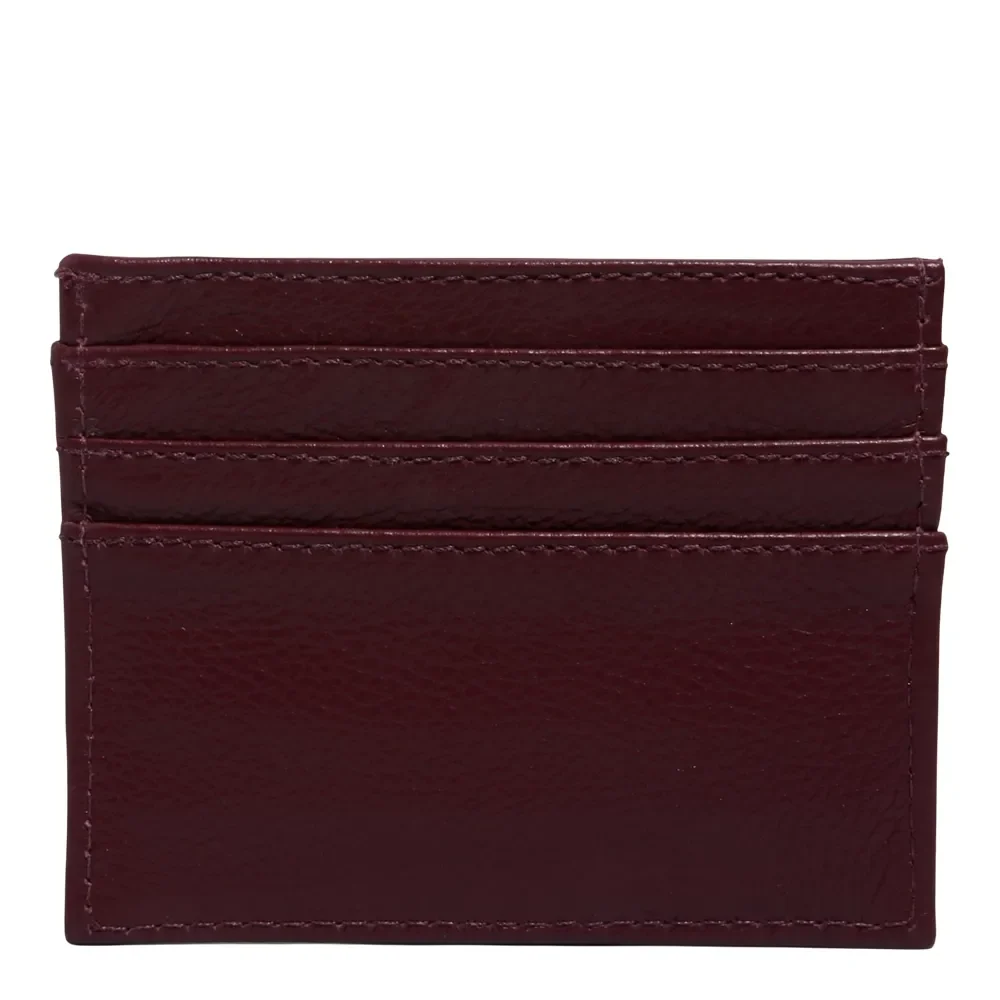 Porta Cartão Couro Floater Vermelho Ruby - vista 2 de 3