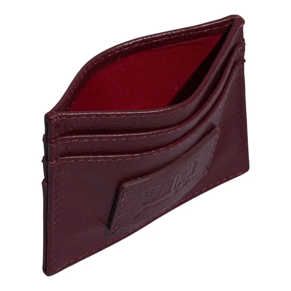 Porta Cartão Couro Floater Vermelho Ruby - vista 3 de 3