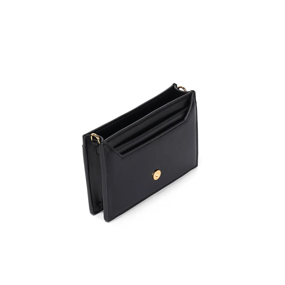 Bolsa Carteira Soft Preta Alça Transversal - vista 3 de 3