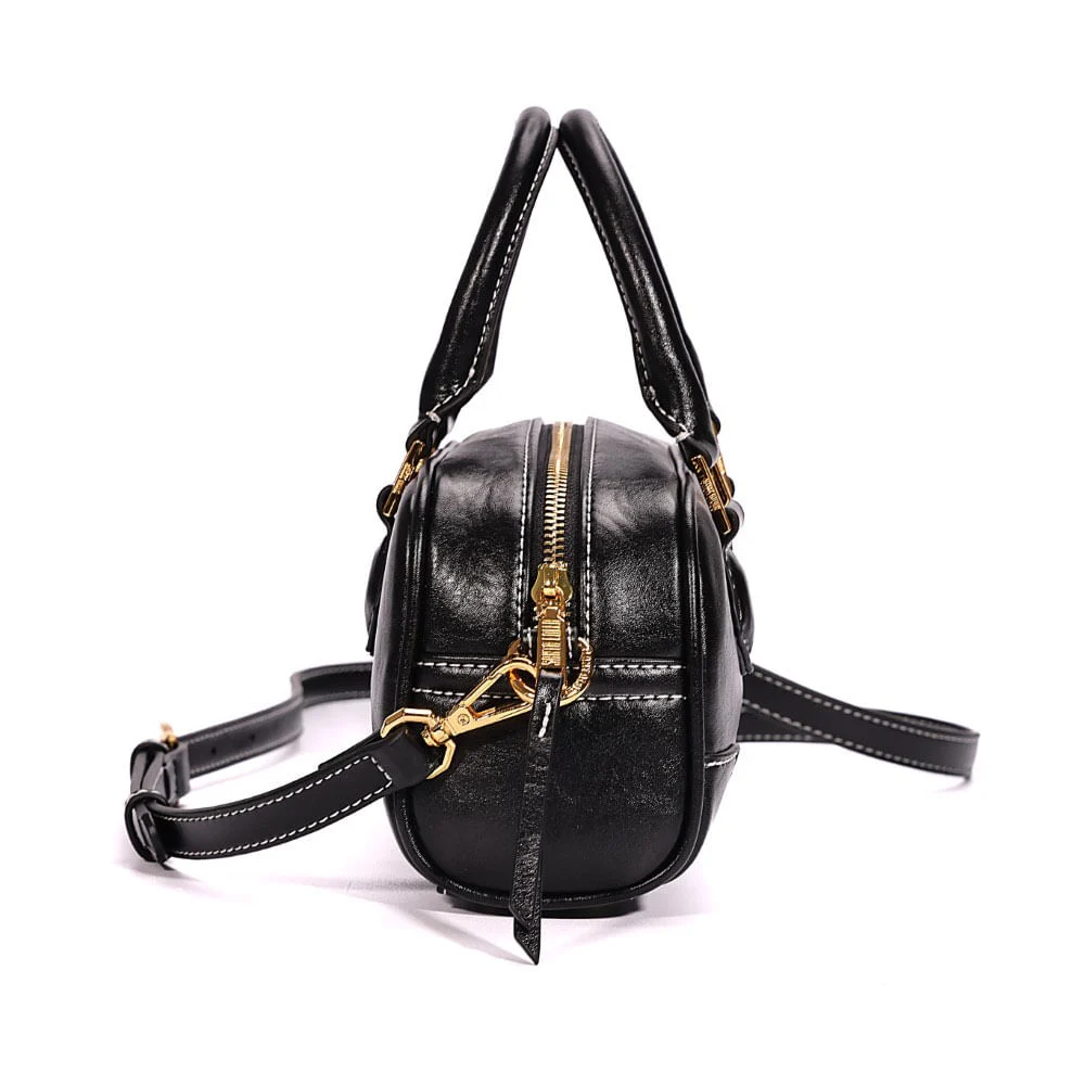 Bolsa P Material Rustico Preto - vista 4 de 8