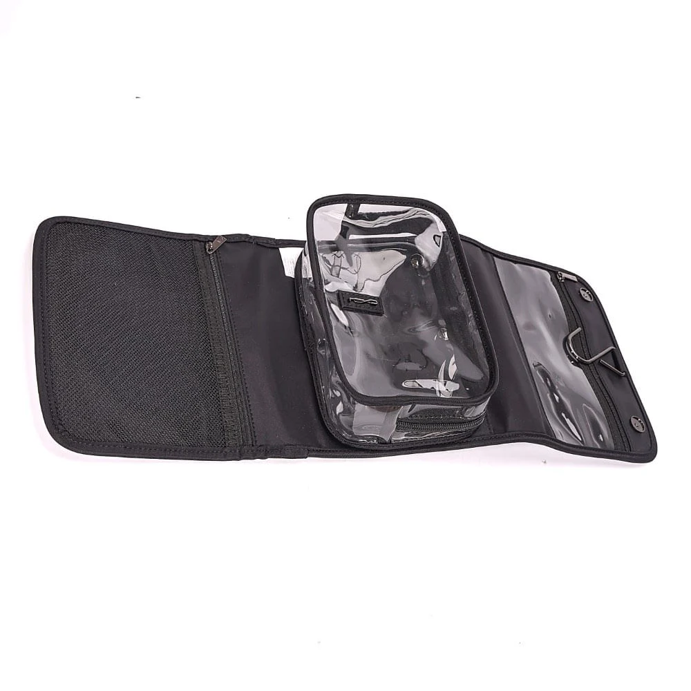 Necessaire Nylon Alça De Mão Preta - vista 7 de 8