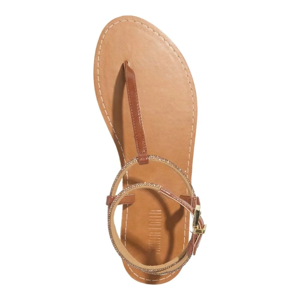 Rasteira Napa Madri Caramel - vista 4 de 4