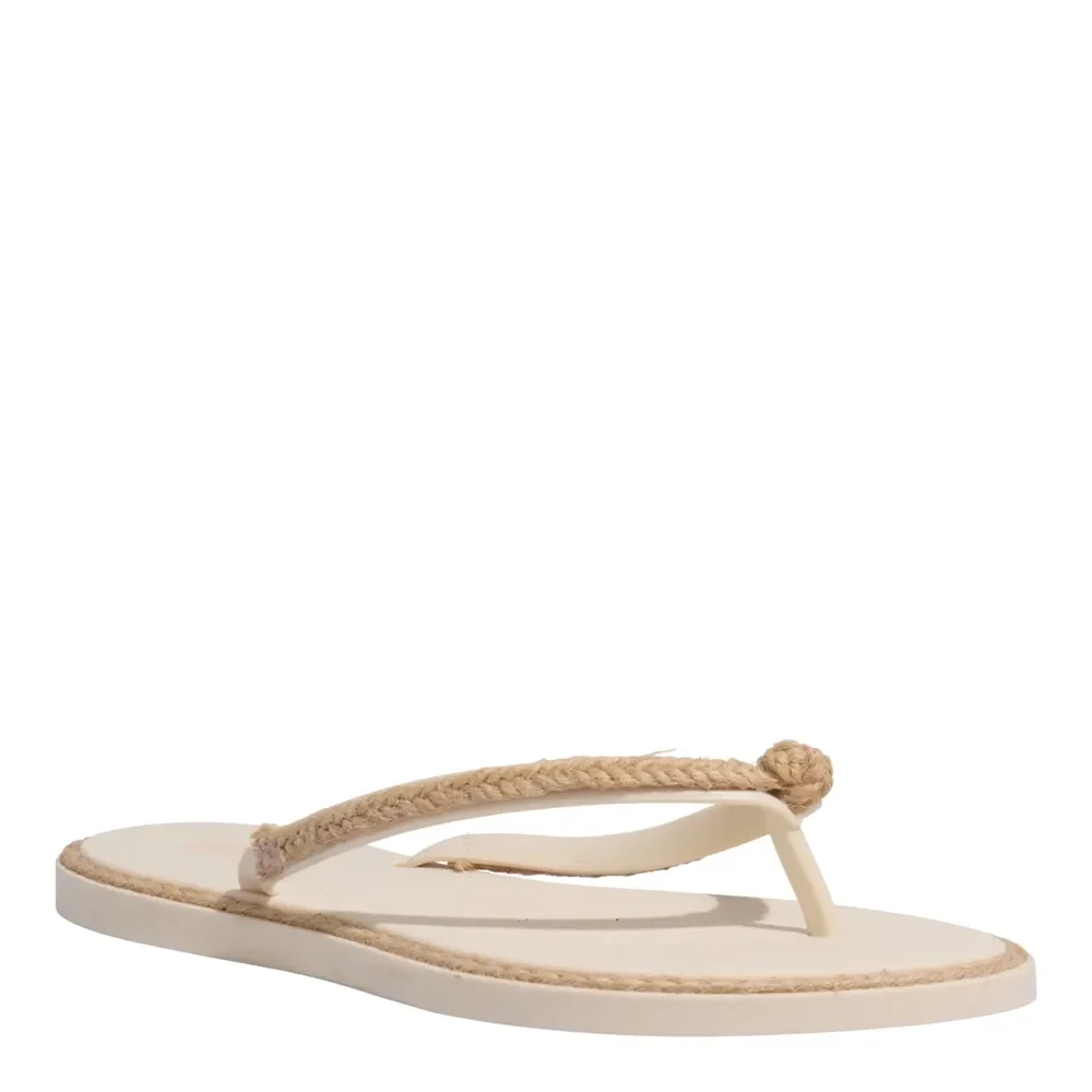 Chinelo Flip Flop Borracha Off White - vista 2 de 4
