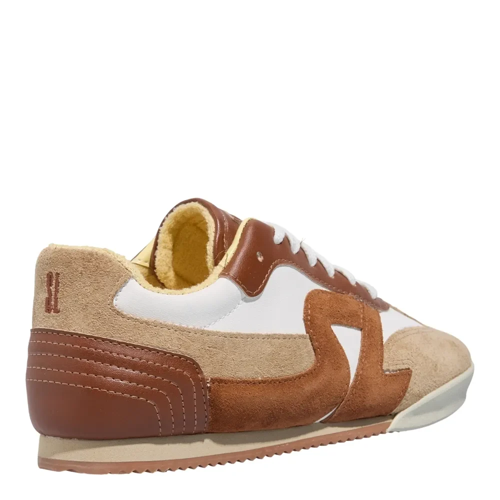 Tenis Couro Camurca Biscuit - vista 3 de 5