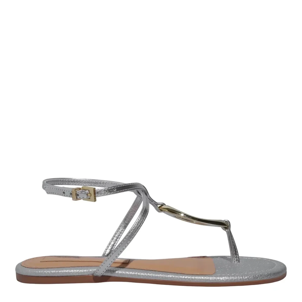 Rasteira Metalizada Soft Prata Metal - vista 1 de 4