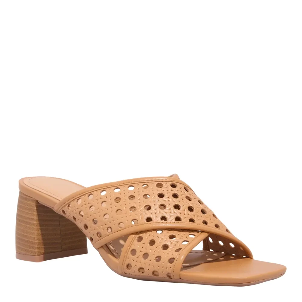 Mule Couro Trisse Doce De Leite - vista 2 de 3