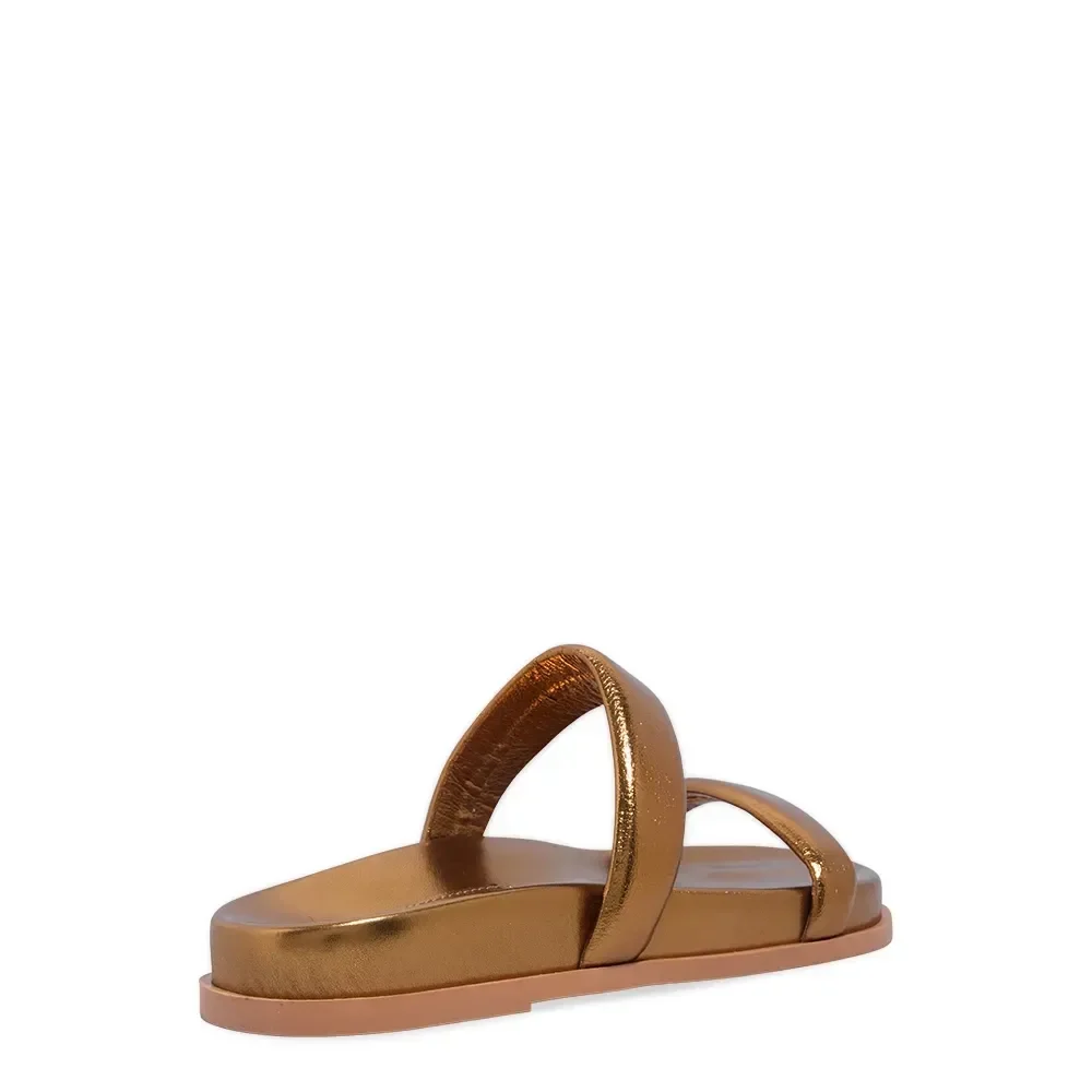 Papete Metalizada Bronze Tira Acolchoada - vista 3 de 4