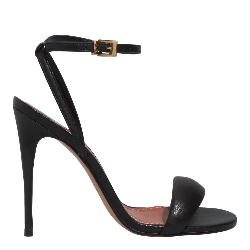 Sandalia Couro Pelica Soft Preto - vista 4 de 5