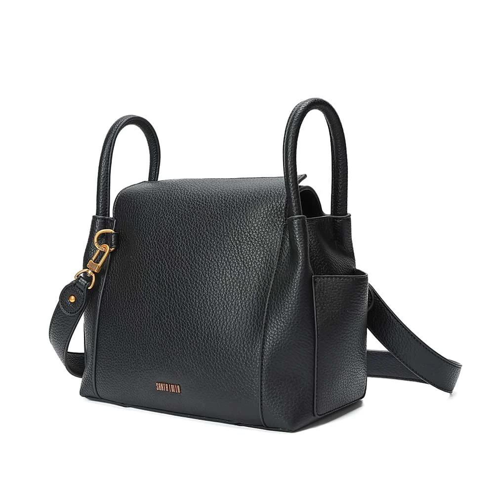 Bolsa Média Floater Preta Alça Dupla - vista 3 de 7