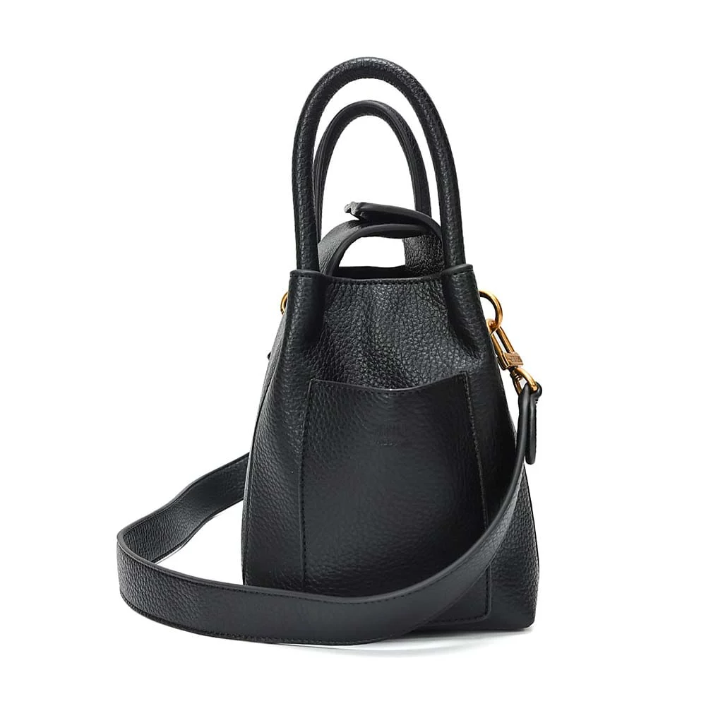 Bolsa Média Floater Preta Alça Dupla - vista 4 de 7
