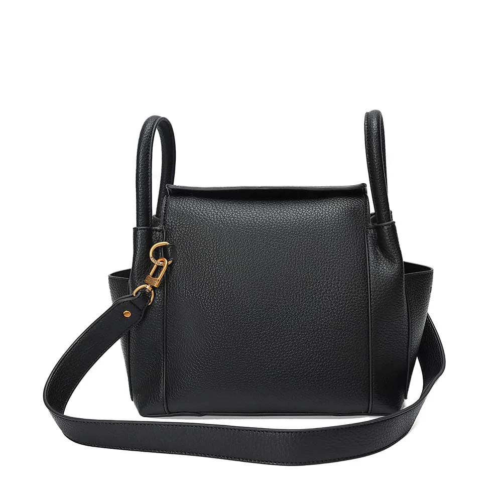 Bolsa Média Floater Preta Alça Dupla - vista 5 de 7