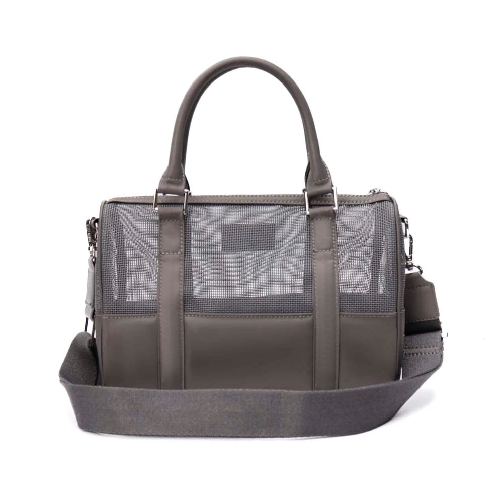 Bolsa Tote Tela Cinza Fog Alça Dupla - vista 5 de 7