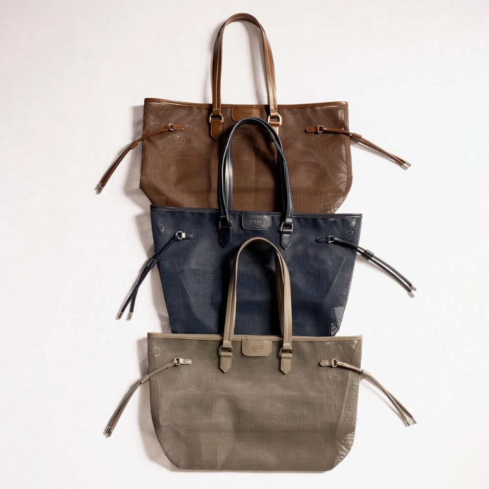 Bolsa Shopper Tela Marrom Dark Alça De Ombro - vista 9 de 9
