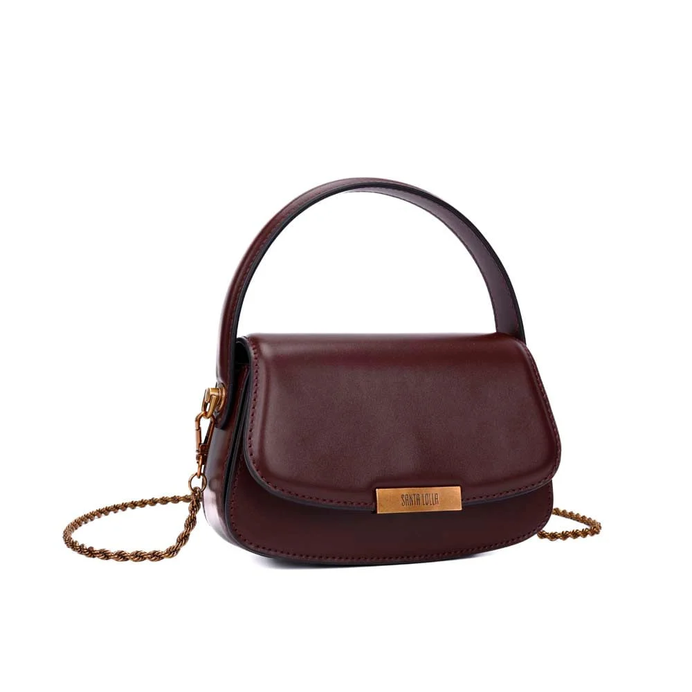 Bolsa Pequena Soft Roxo Berry Alça Dupla - vista 2 de 7