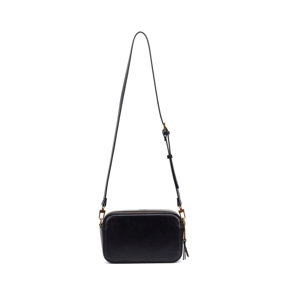 Bolsa Pequena Soft Preta Alça Transversal - vista 3 de 5