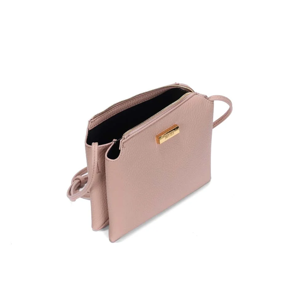 Bolsa Pequena Floater Rosa Alça Transversal - vista 3 de 3