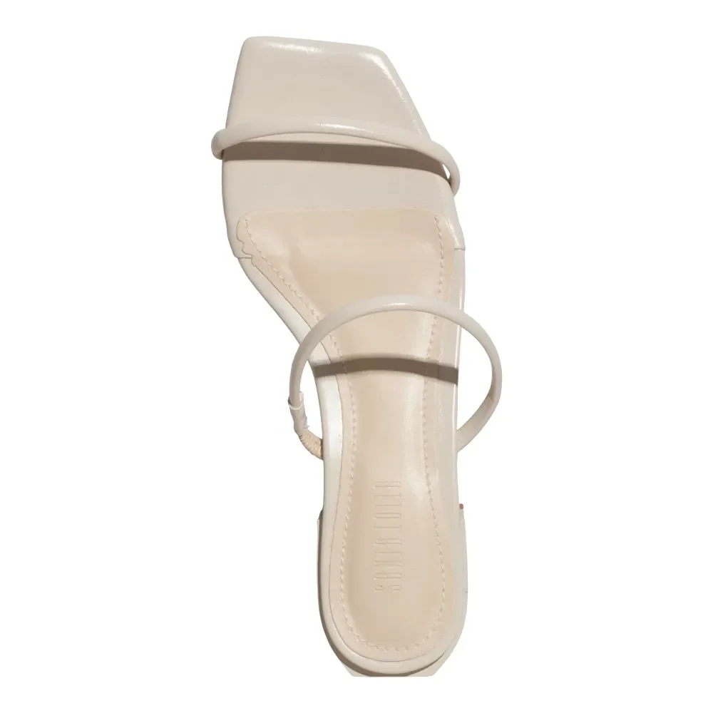 Mule Napa Madri Off White Bico Quadrado - vista 4 de 4